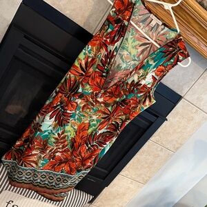 Floral V-Neck Sleeveless Dress